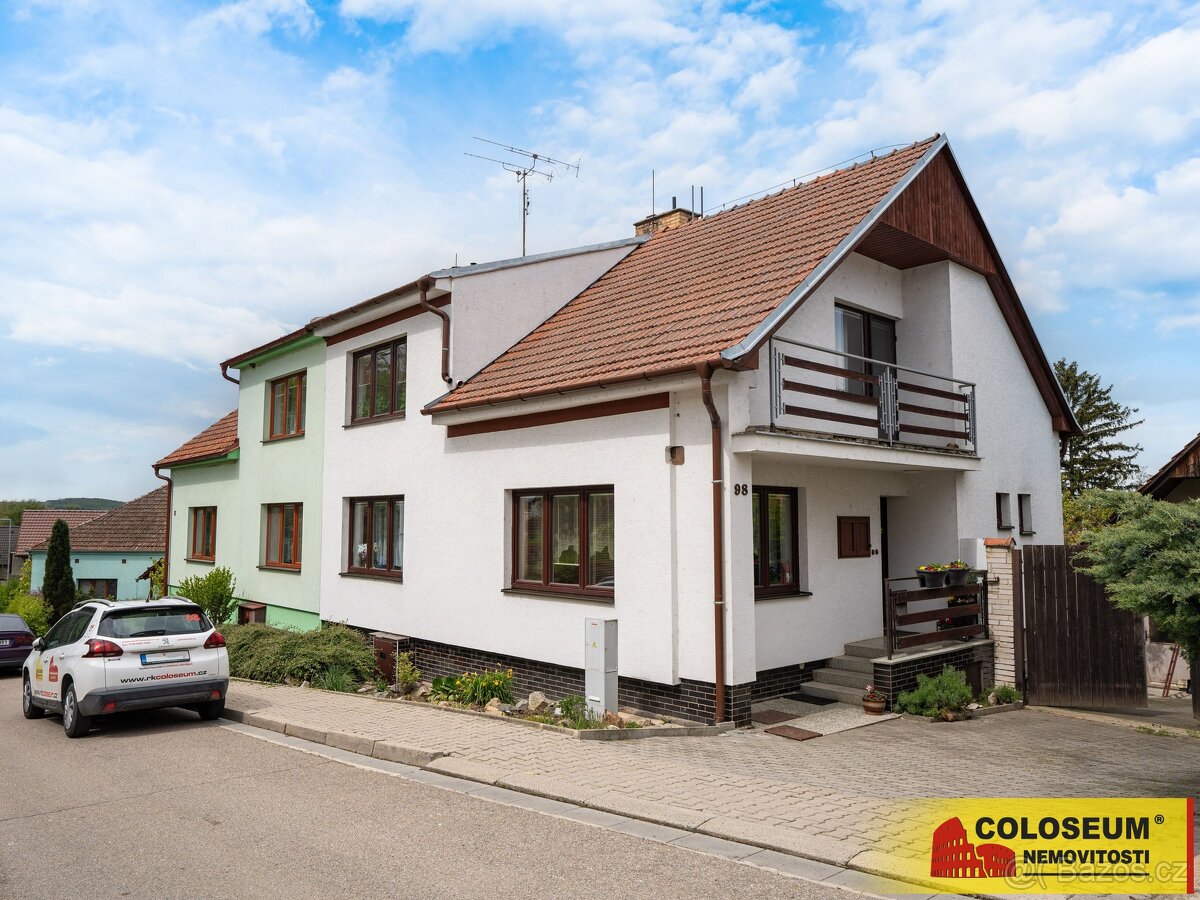 Rebešovice, vícegenerační RD 5+2, pozemek 1453m2, zahrada, g