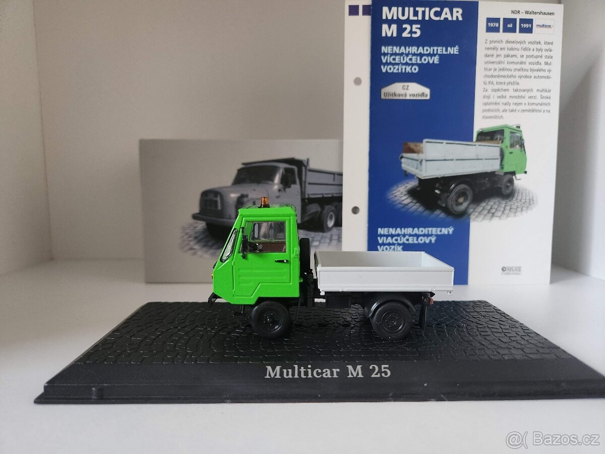 Multicar M 25, 1:43 atlas rok 2010 Kompletní