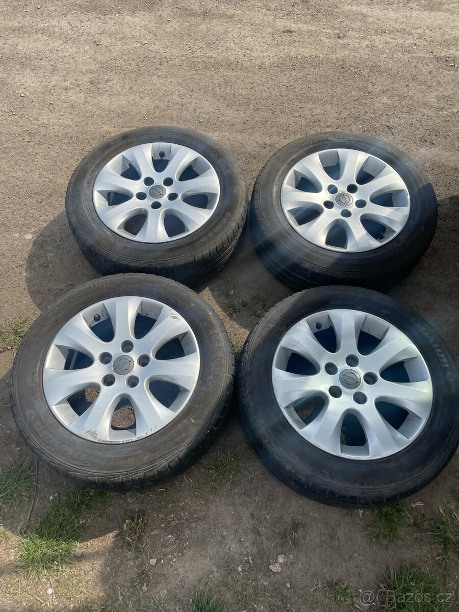 Opel 5x110 16 originál alu kola Zafira, Astra, Corsa ......