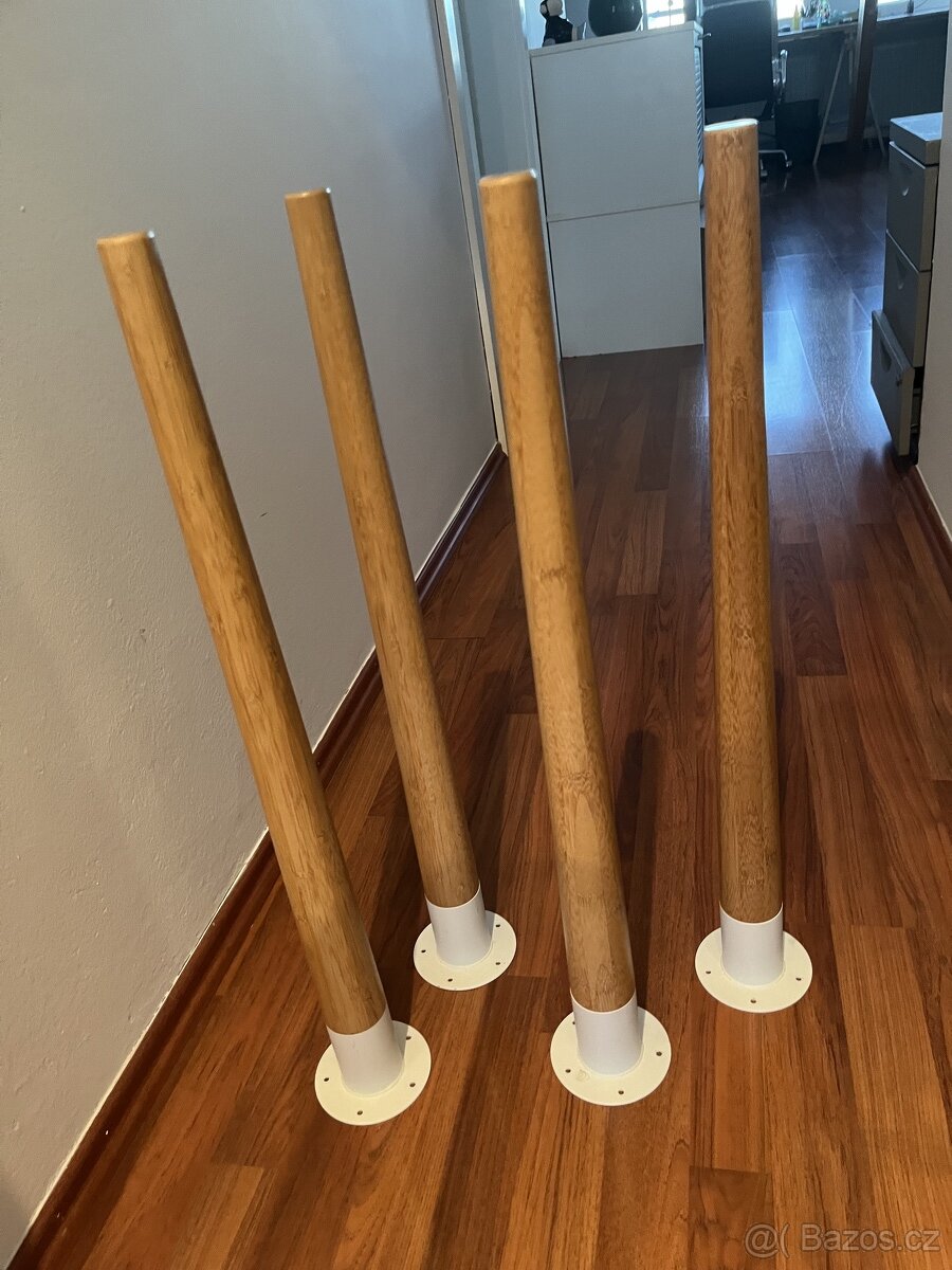 Ikea Hilver, 4 ks nohy ke stolu, 70 cm