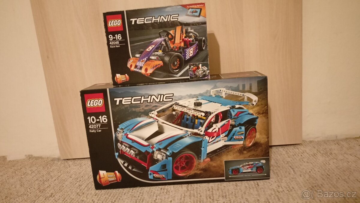 Lego technic Rally car 42077 a lego technic Race car 42048