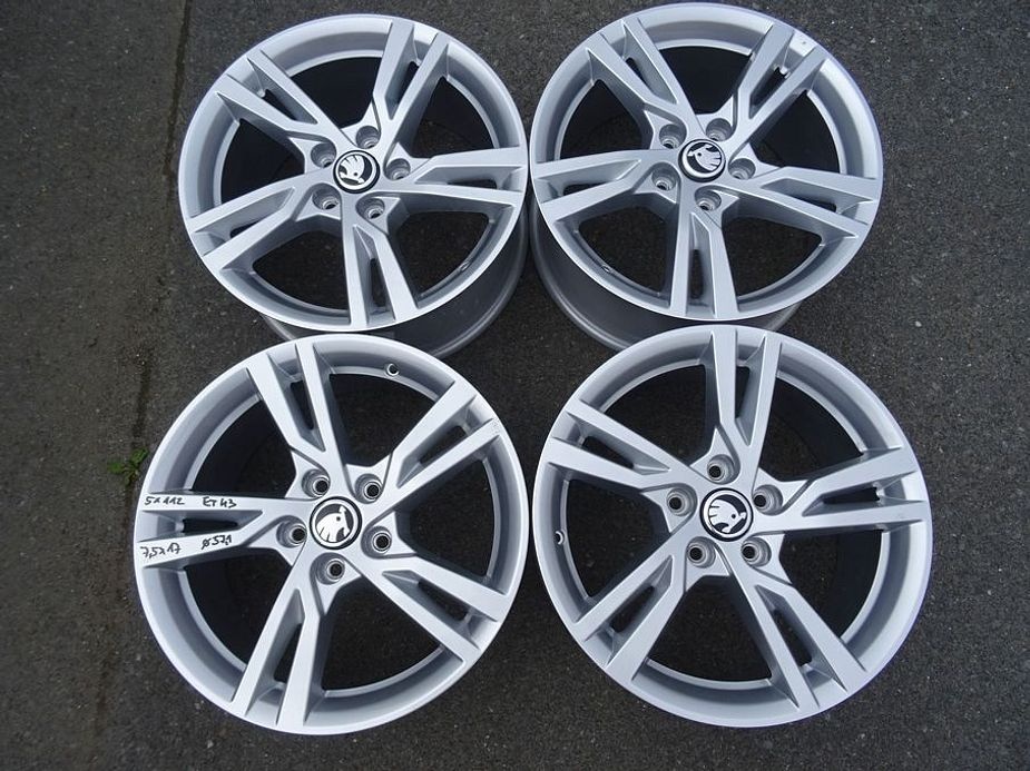 Alu disky origo Škoda, 17", 5x112, ET 43, šířka 7,5J