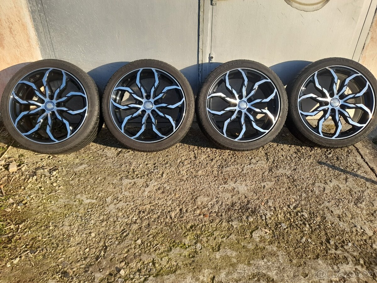 Alu kola 5x112.r18 pneu 225/40/18Audi,VW.Škoda,Mercedes-Benz