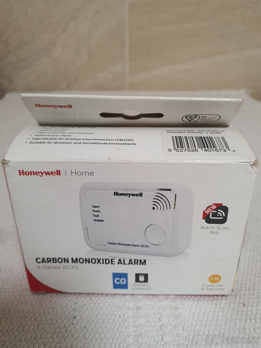 Honeywell XC70-CS detektor oxidu uhelnatého