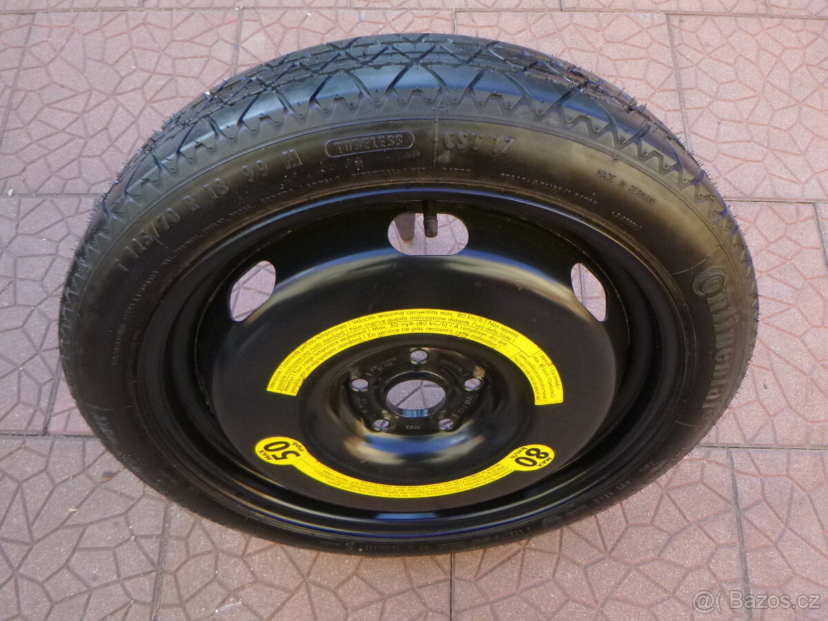 Rezerva dojezdové kolo originál VW 5x112 3,5Jx18 ET25,5