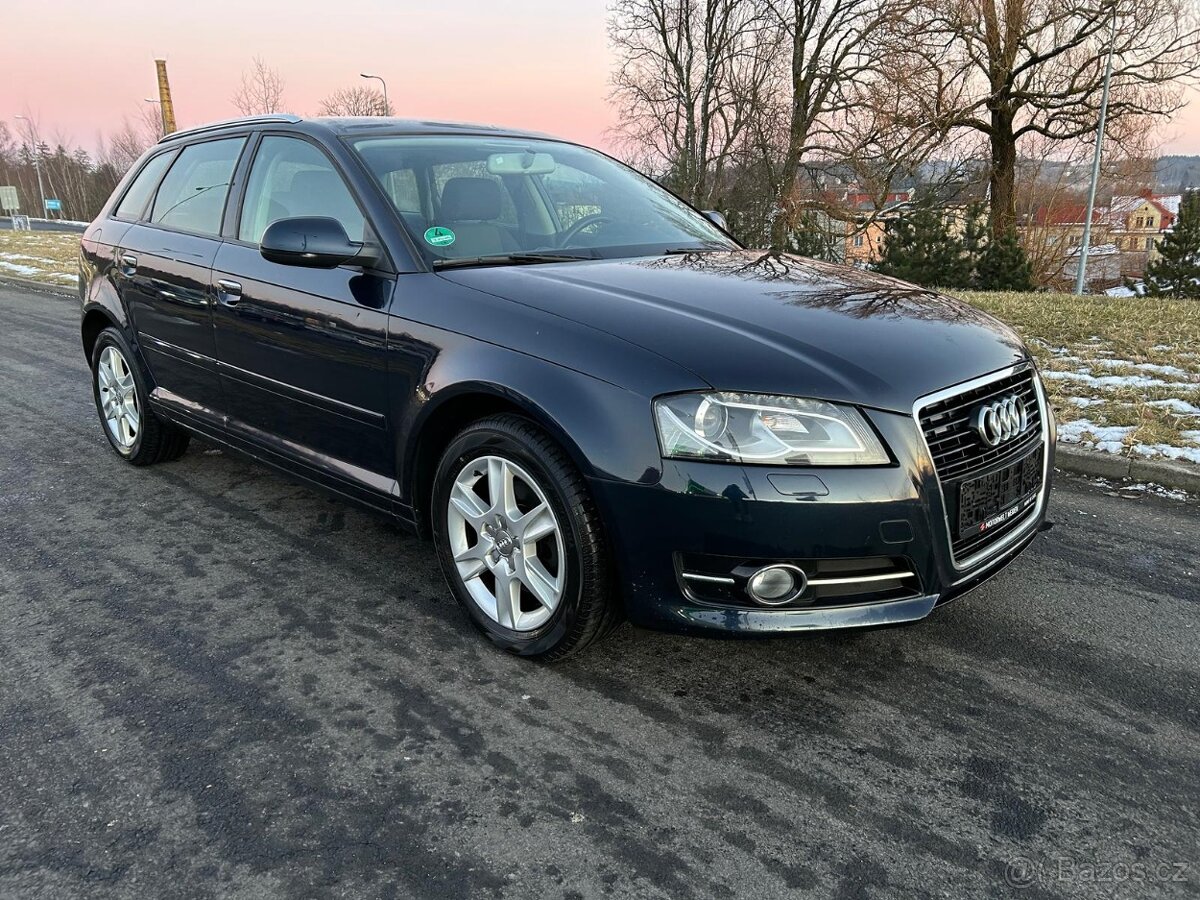 Audi 3 1,4 TFSI 92kW Sportback, 2010,stk +emise