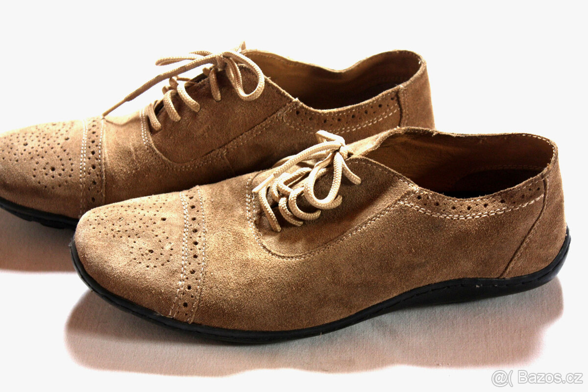 pánské kožené boty Enrico Mori vel.42