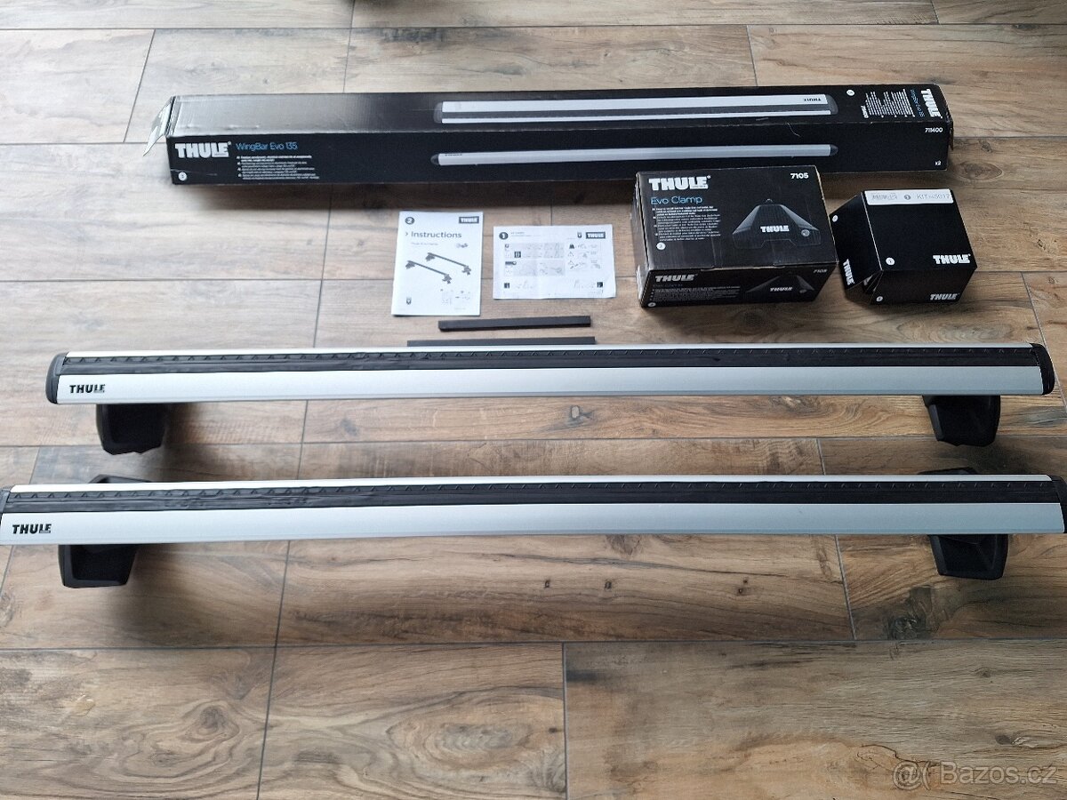 THULE STŘEŠNÍ NOSIČ VW PASSAT B8 SEDAN 711400+7105+KIT145017