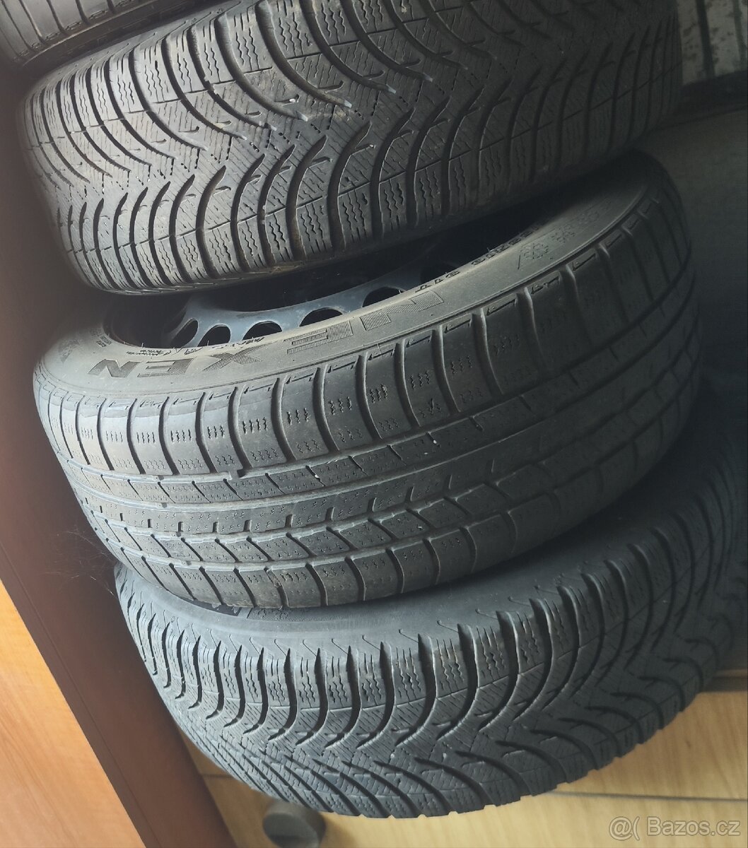 Prodám zimní sadu kol VW ŠKODA AUDI 205/55R16