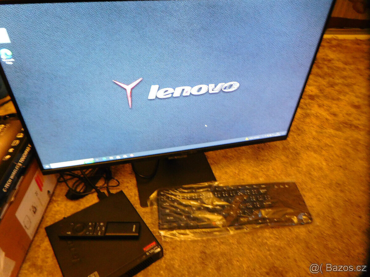 Mini Počítač Lenovo ThinkCentre M93+ bezdr klávesnice+Lcd 27