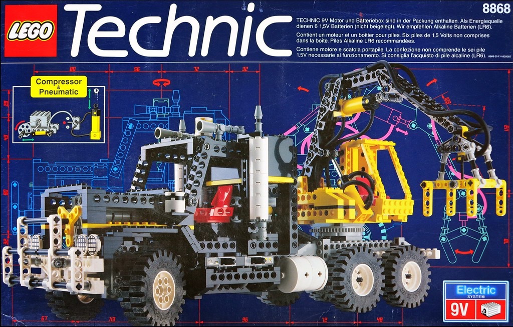 LEGO 8275 8868 setavená čtvercové desky