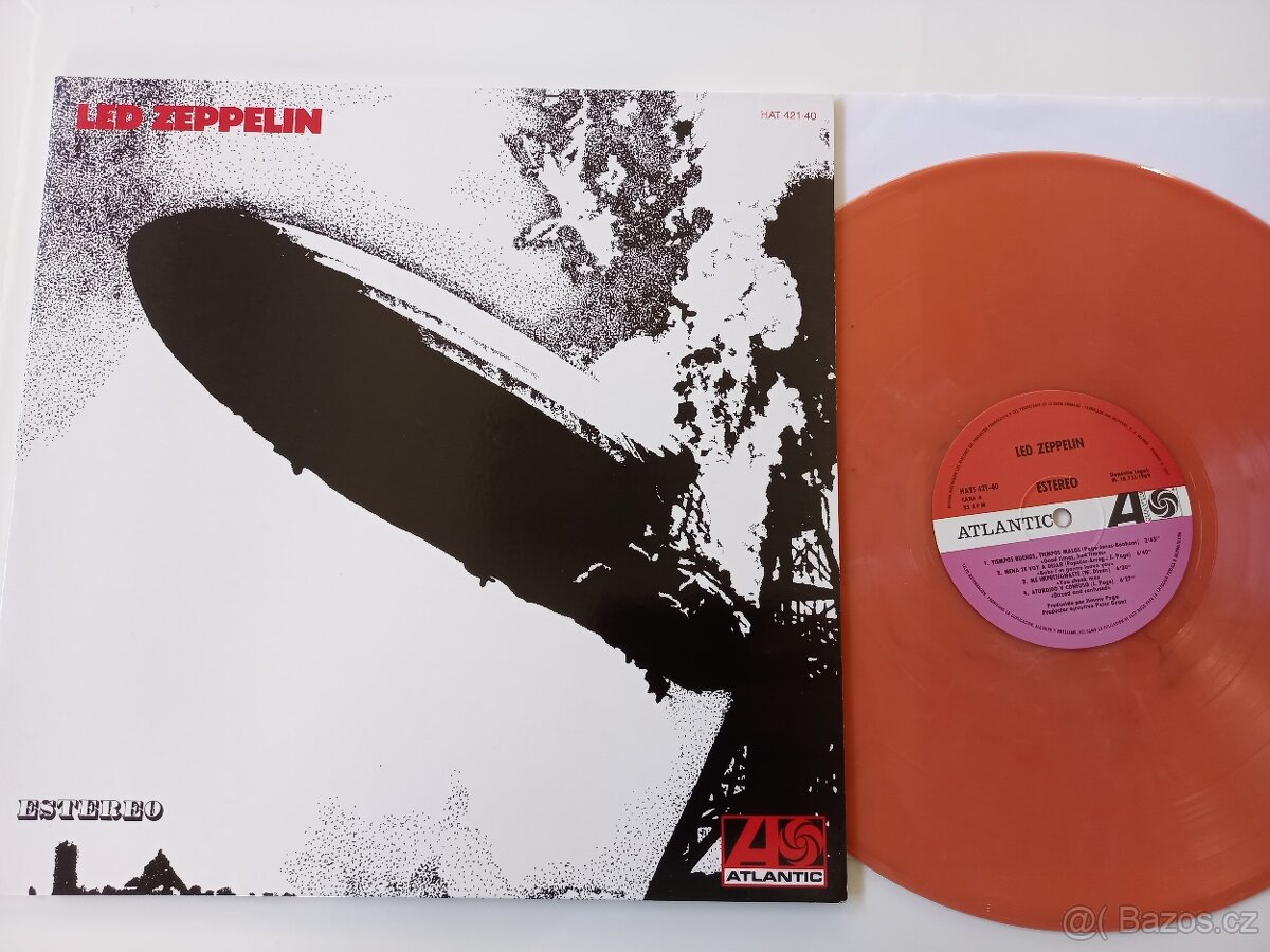 LED ZEPPELIN “I” Atlantic/ oranzovy vinyl,NOVA