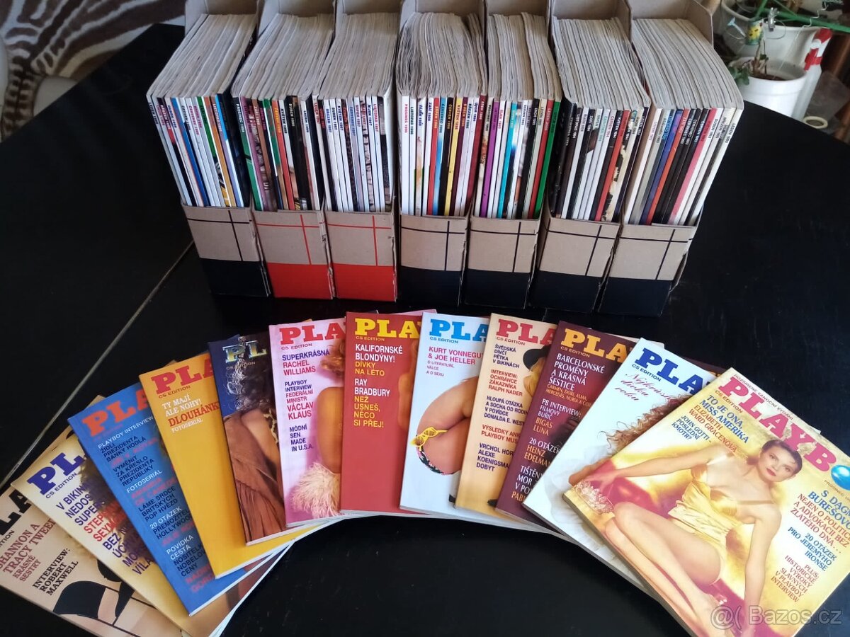 Magazín Playboy - ročníky 1992, 1993, 1994, 1997, 1998