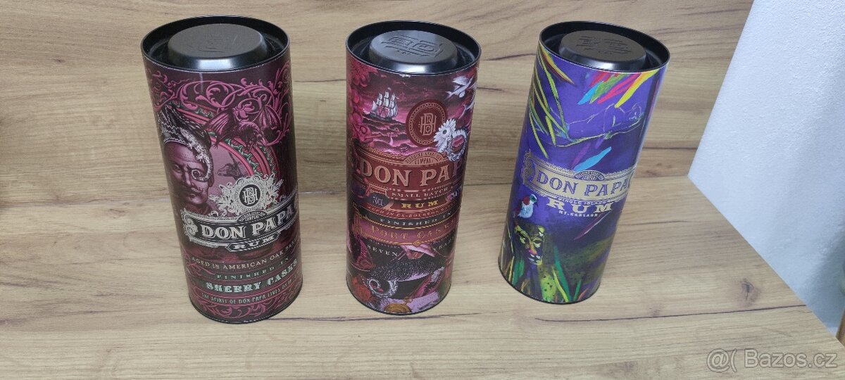 Don Papa set - 3 láhve s tubou