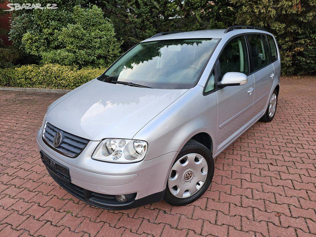 VW Touran 1.9 TDI 77kW 7 míst,bez DPF,tažné,serviska, bez ko