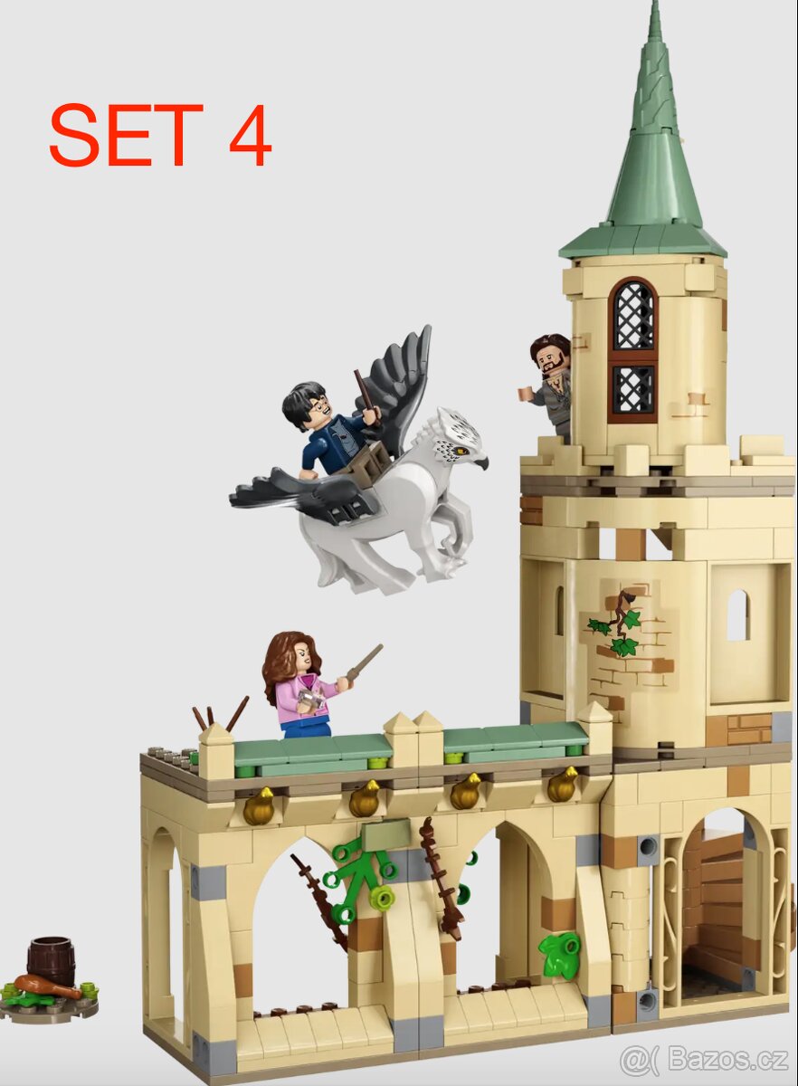 Harry Potter stavebnice 1 + figúrky - typ lego - nové