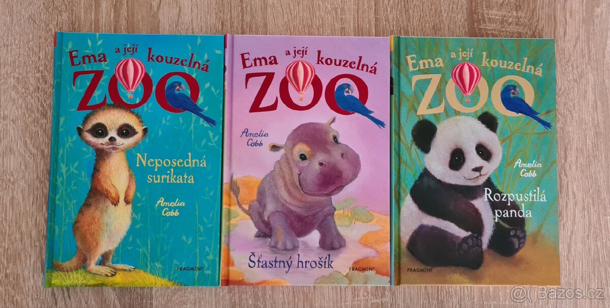 Ema a její kouzelná ZOO - 3 knihy - NOVÉ