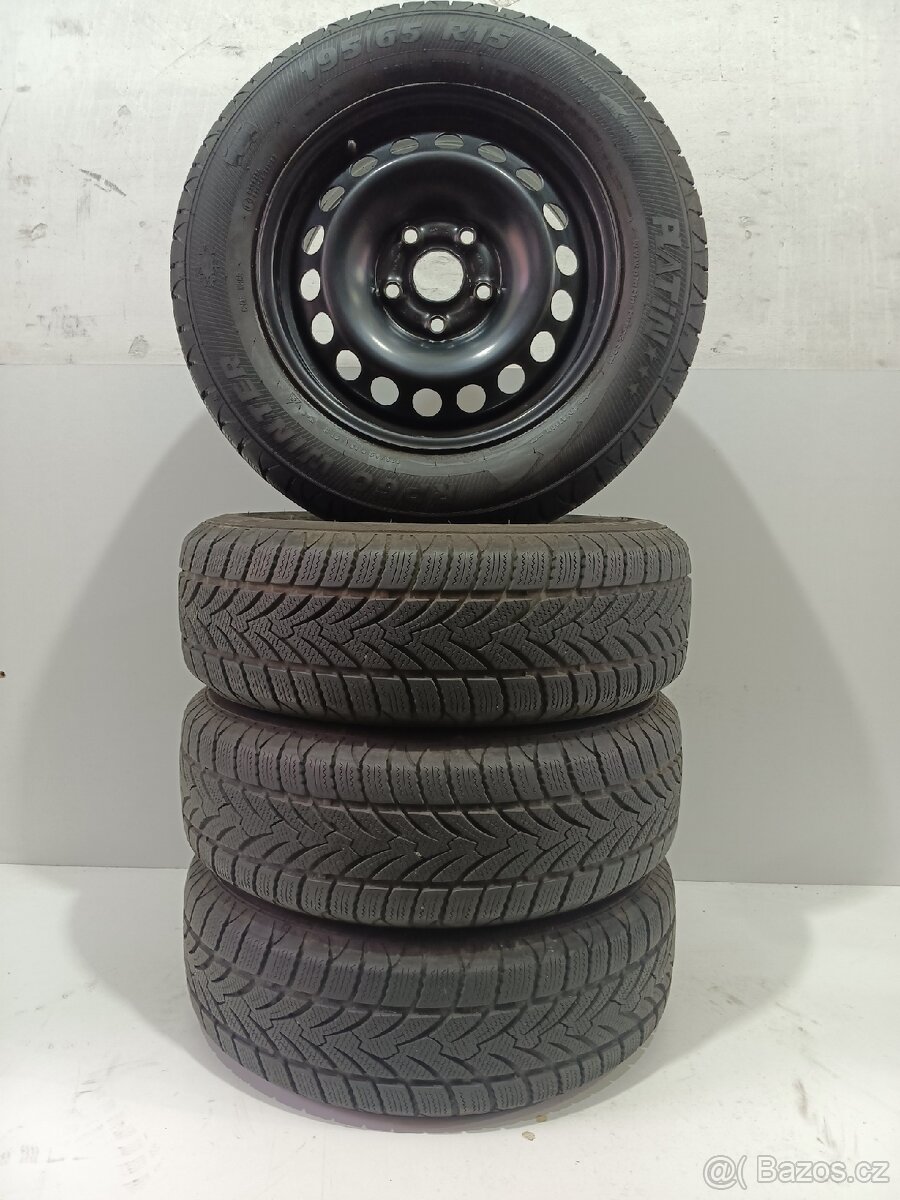 Zimní kola 5x112 R15 ET47 pneu 195/65/15/Platin