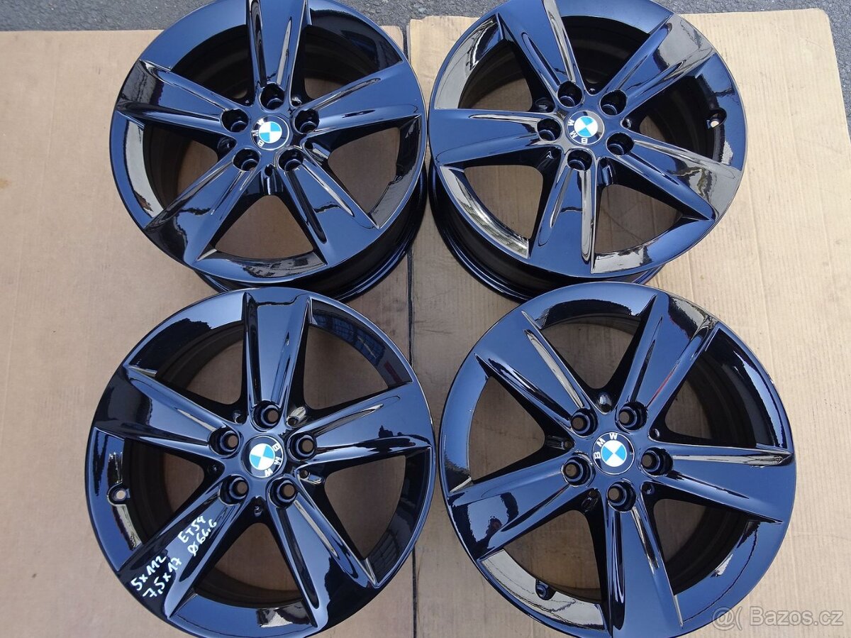 Alu disky černé origo BMW, 17", 5x112, ET 54, šíře 7,5J