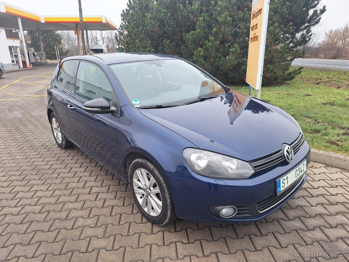 VW Golf 6 Style, 1.2TSi/63kW, r.11/2011, Servisní kniha.