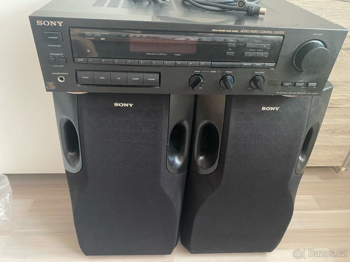 Prodám Sony receiver + repro