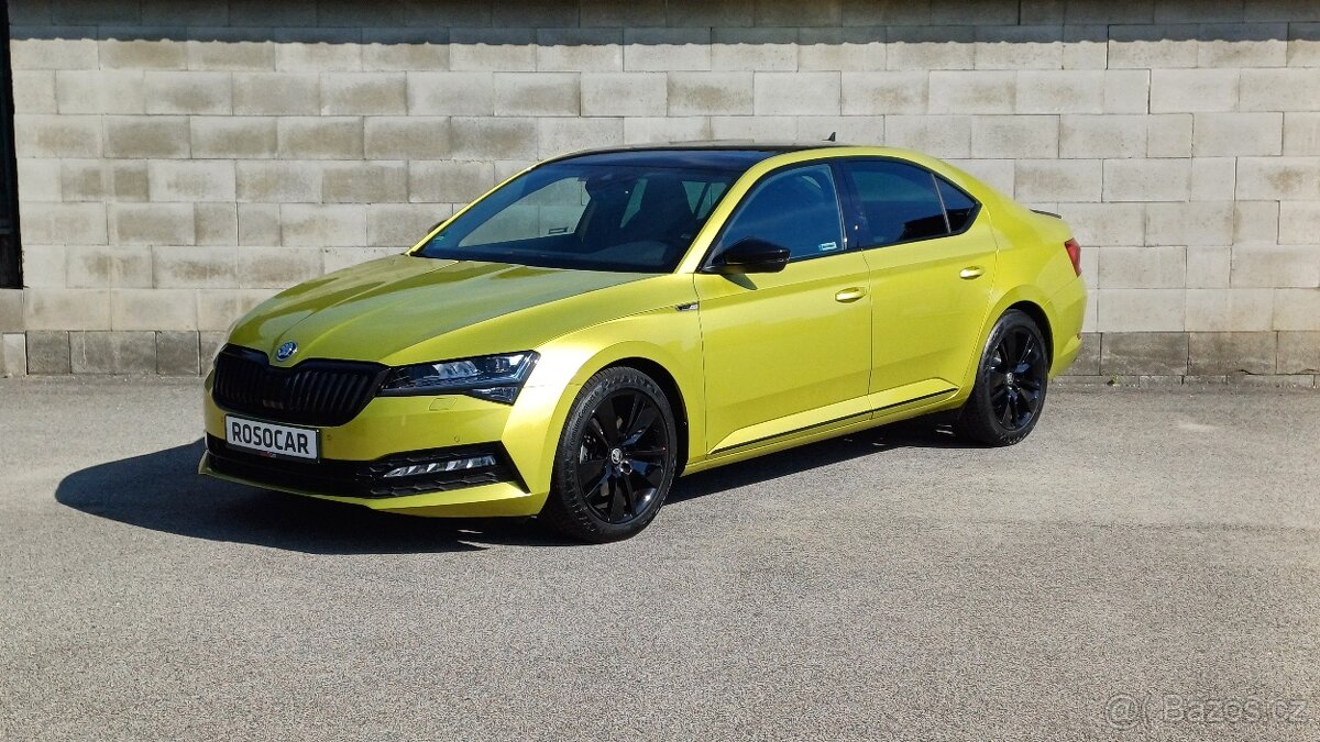 Superb SPORTLINE Dragon 1.5TSI 110kW WEBAST-PANO-TZ-ČR-DPH