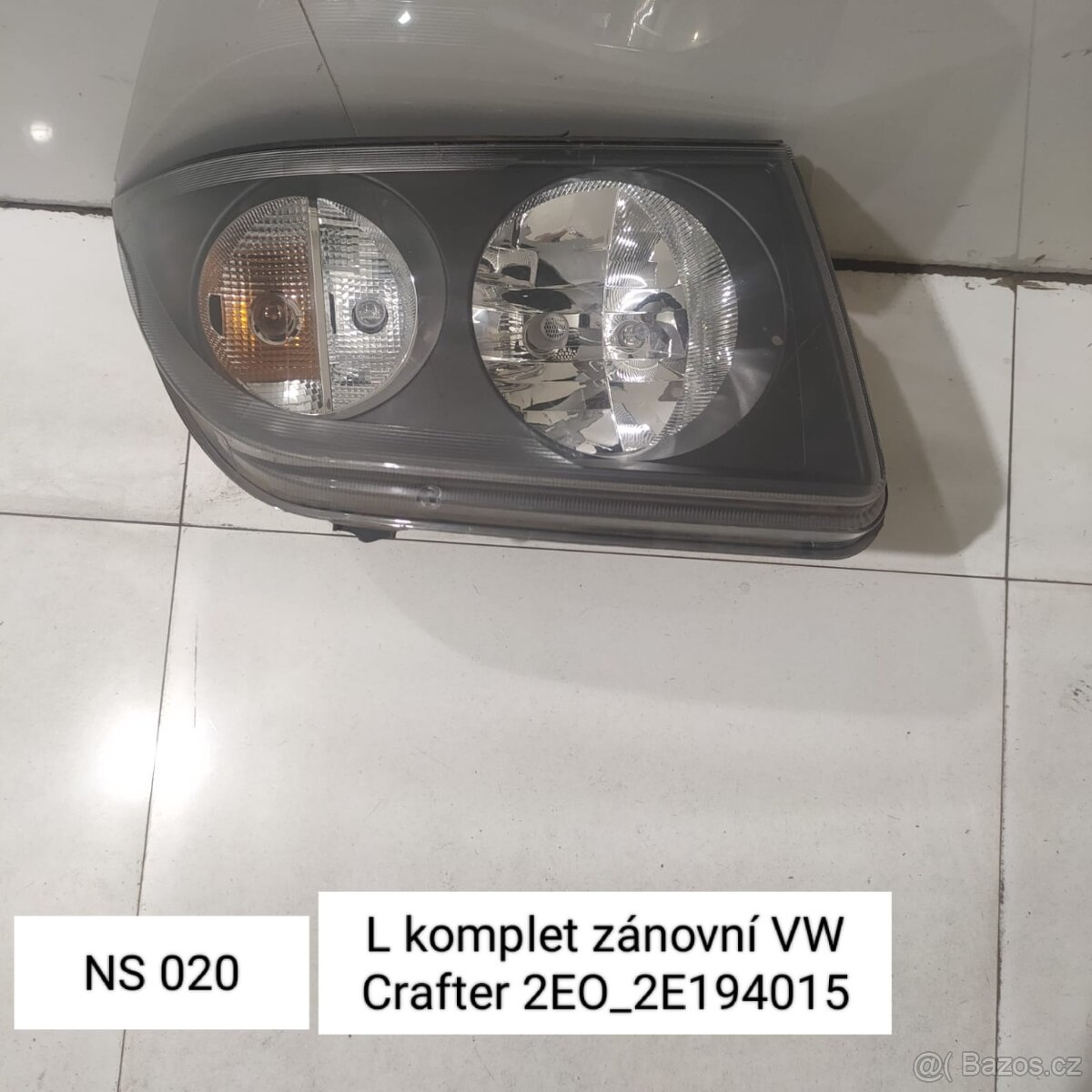 LEVÉ SVĚTLO VW CRAFTER   originální  KOD: 2E0_2E194015 model