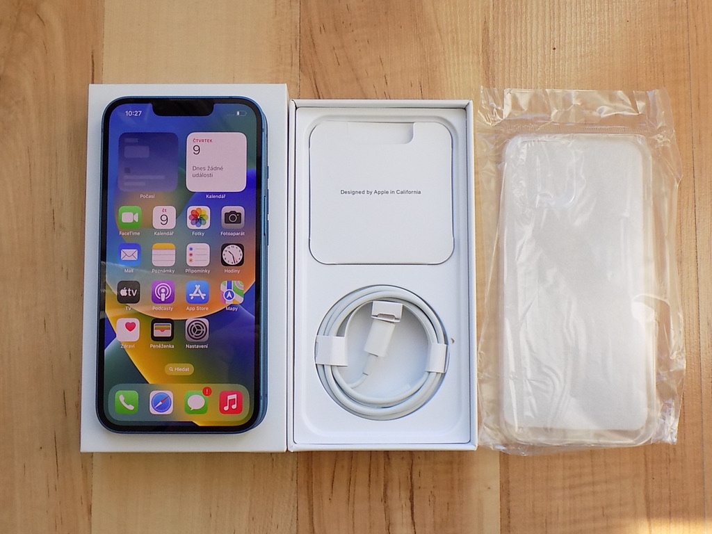 APPLE iPhone 13 256GB Blue - ZÁRUKA - TOP STAV