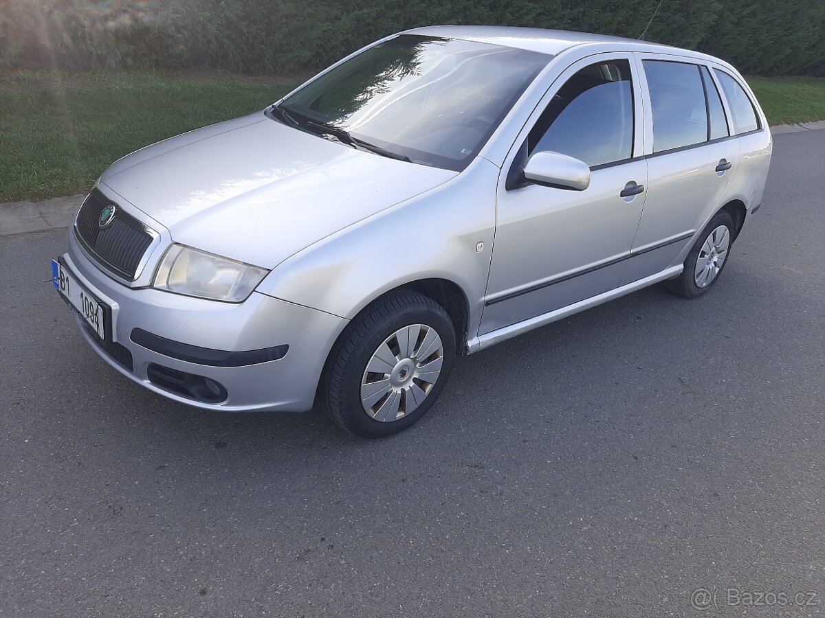 Škoda Fabia 1.4 TDI 55kw Kombi Klima  Model 2004 Nová Stk--