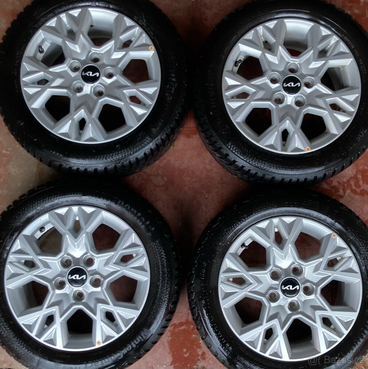 ALU DISKY KIA+LETNÍ PNEU HANKOOK 205/55/R16