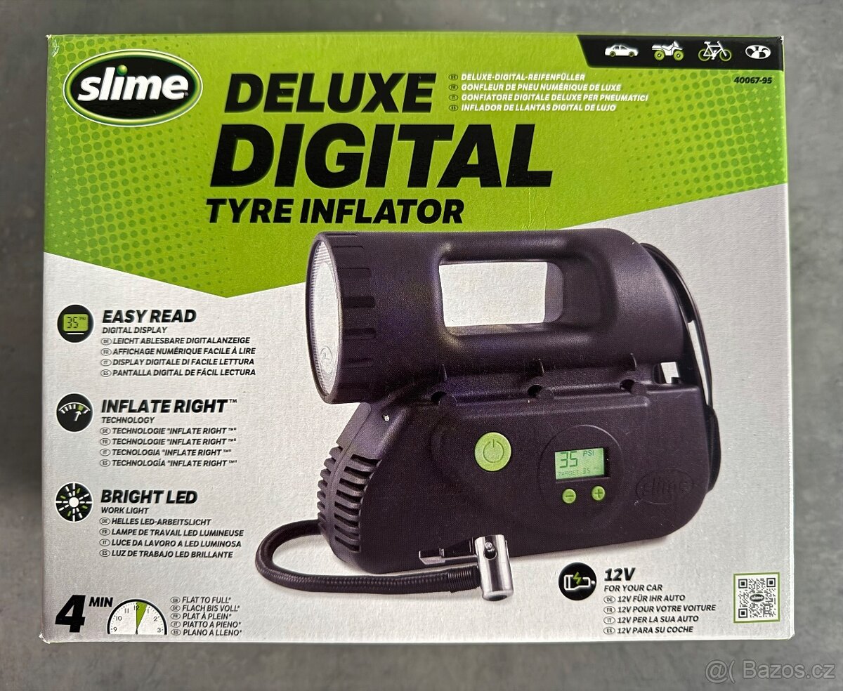 Kompresor Slime Deluxe Digital Tyre Inflator