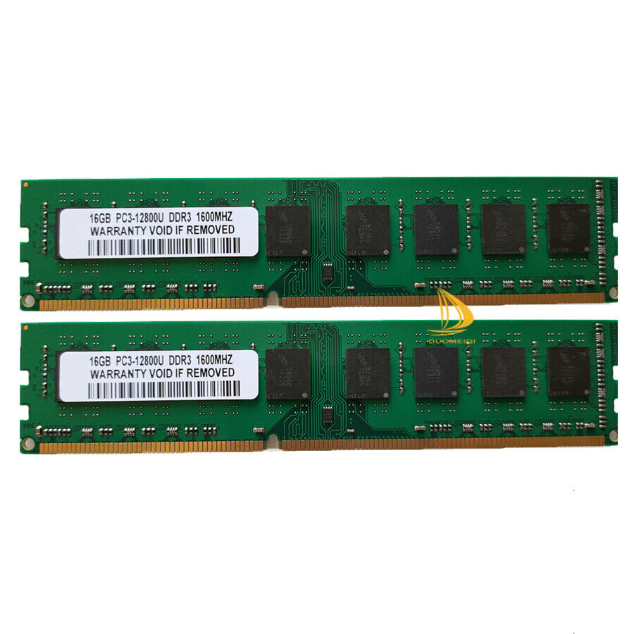 NOVÉ 32GB 2x 16GB 2Rx4 PC3-12800 DDR3 1600 MHz stolní paměť