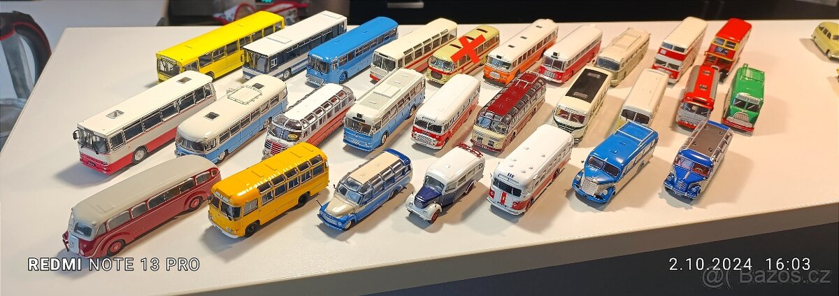 Modely autobusů - Kultovní autobusy 1/72 DeAgostini