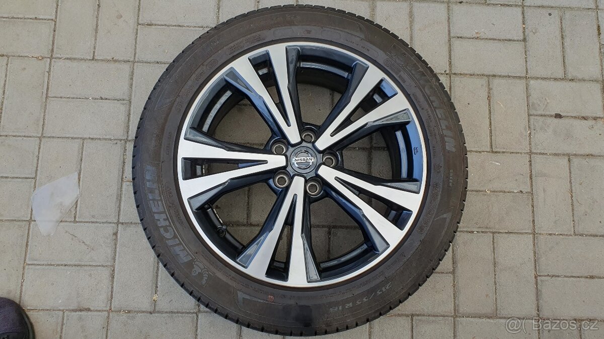 Sada Alu kola 5x114.3 215/55 R18 Nissan Qashqai