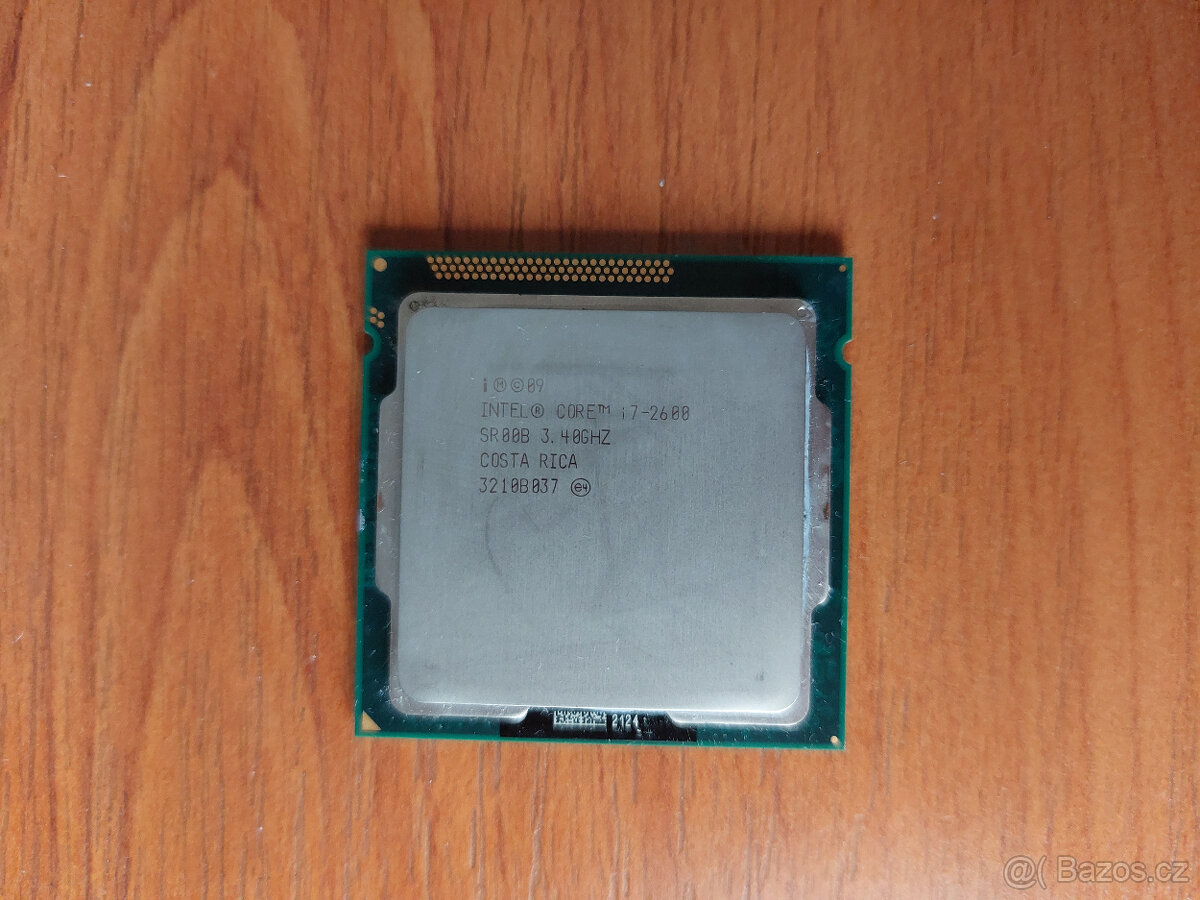 CPU, Intel Core i7 2600, 3.4GHZ