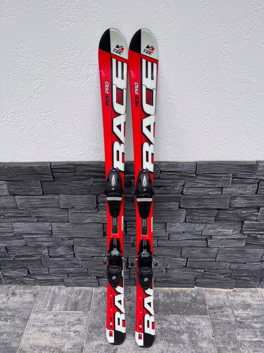 Prodám juniorské lyže V3 tec race RCS PRO 130 cm