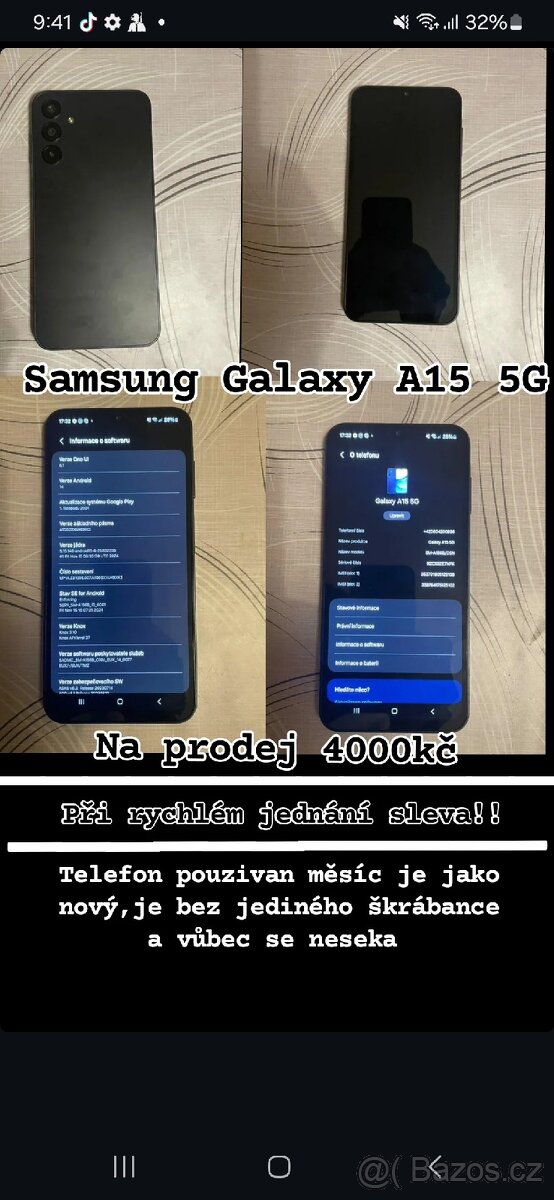 Prodám Samsung a15 5g