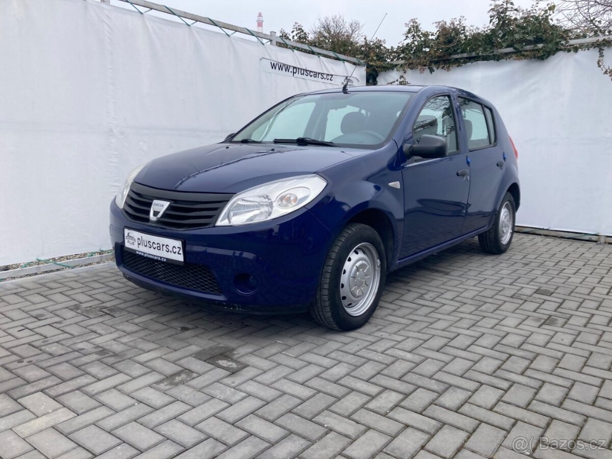 Dacia Sandero, 1,4i (55 kW), tažné zařízení, STK do 02/2027