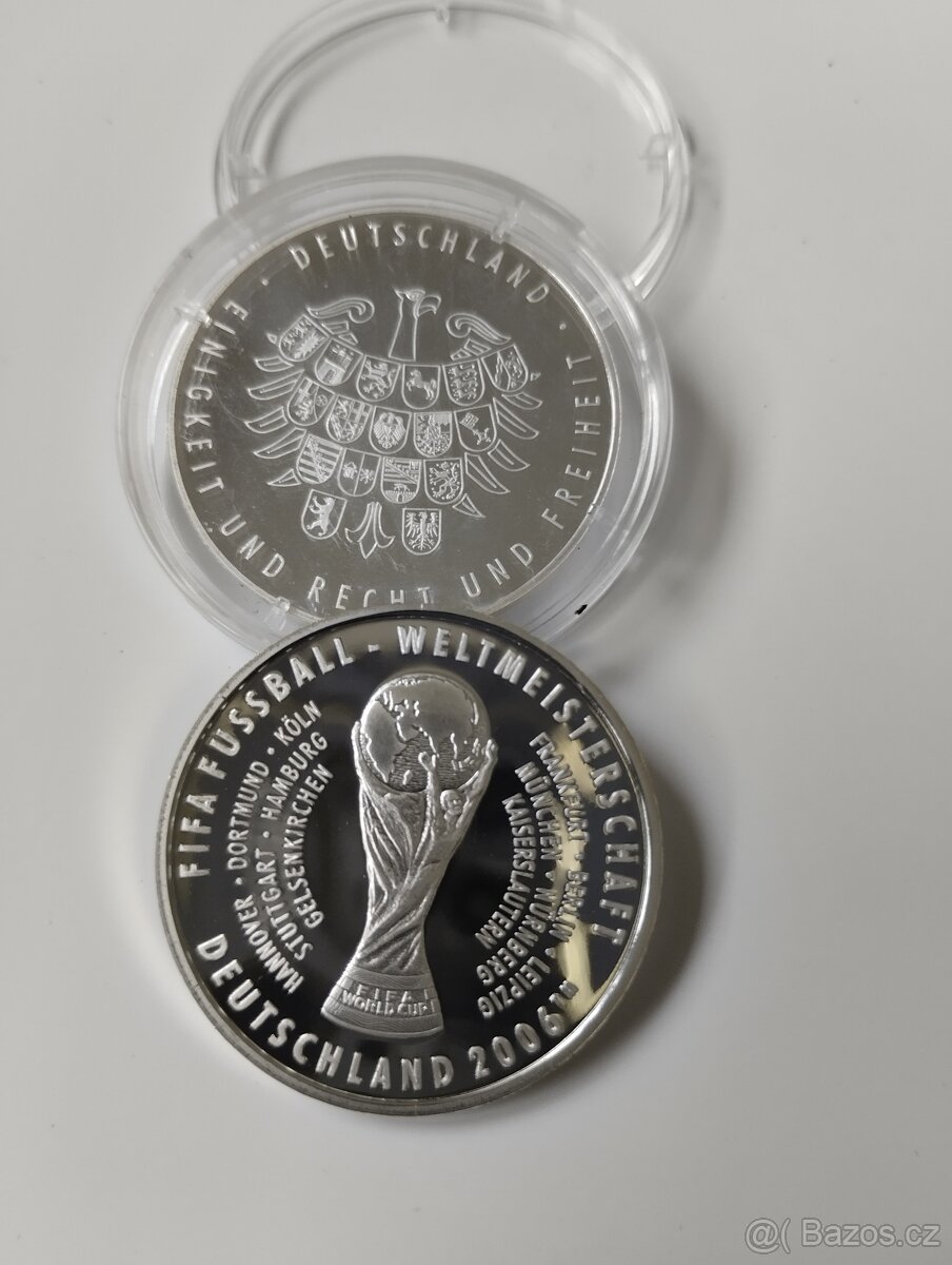 Stříbrná pamětní mince FIFA 2006