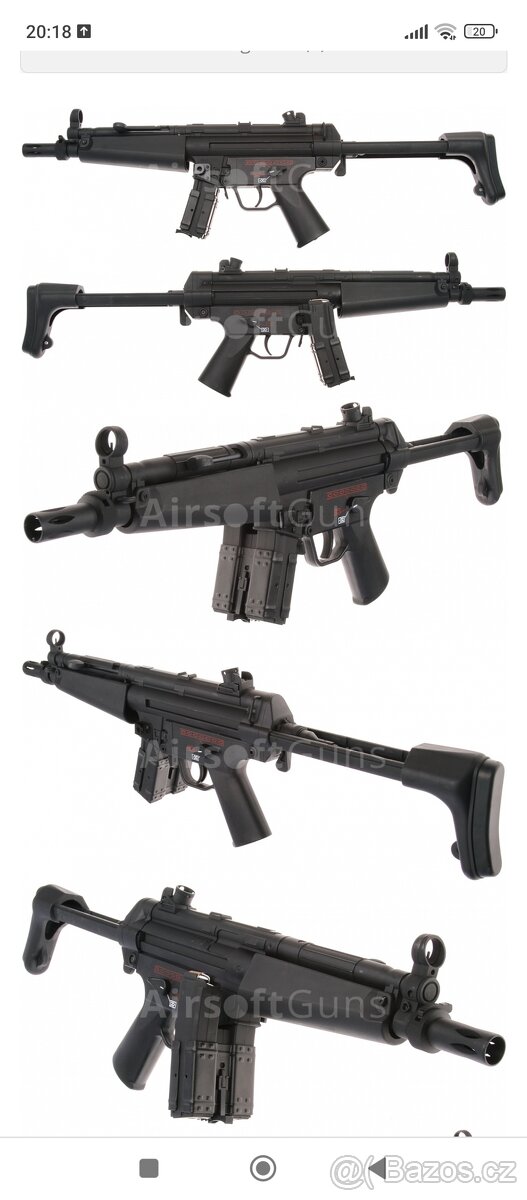 Elektrická zbraň MP5