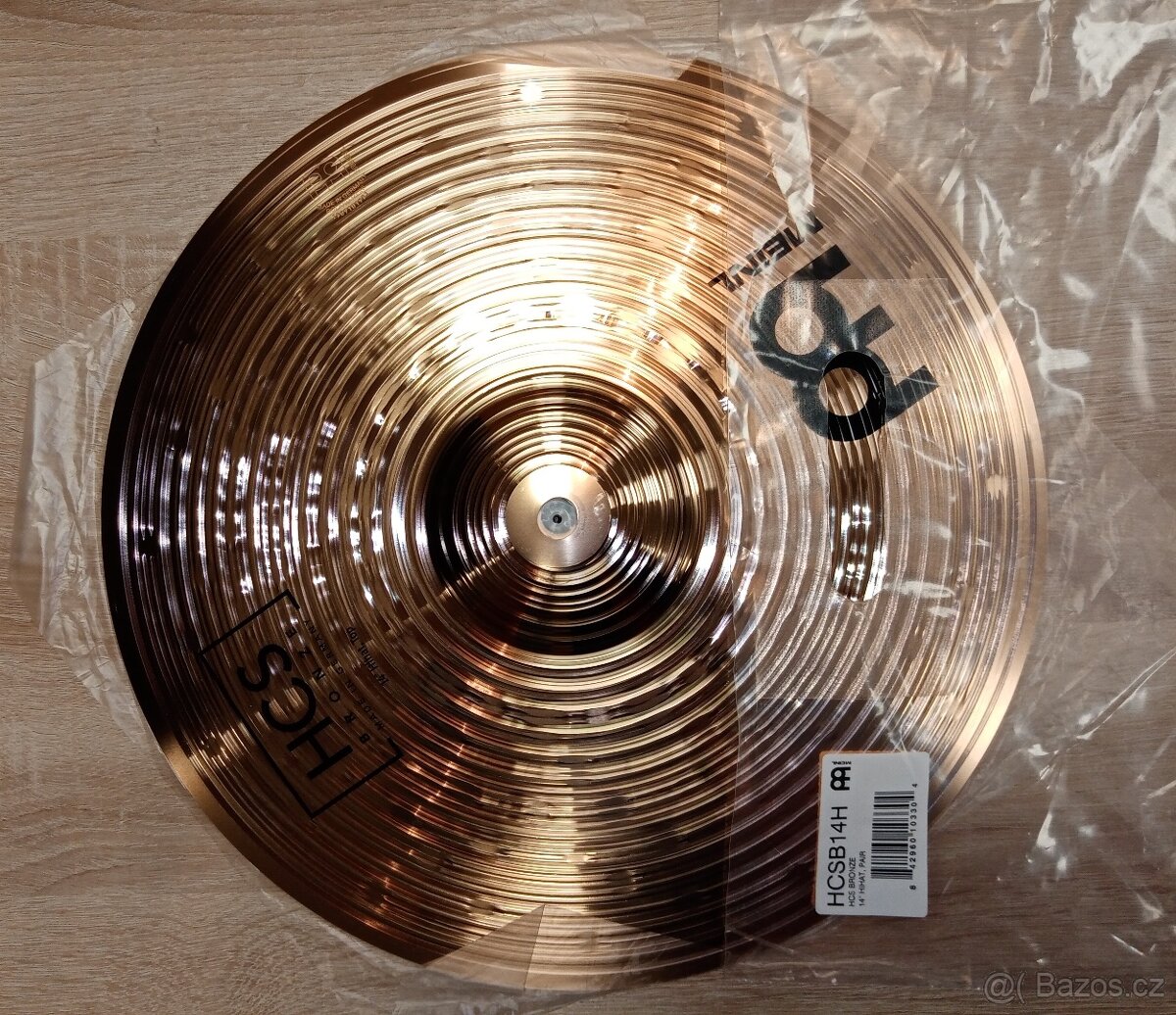 Nové činely hi-hat MEINL 14" HCS Bronze