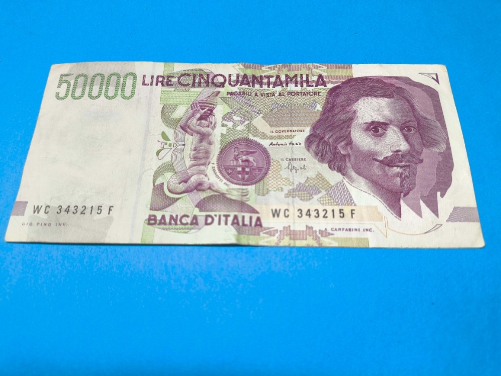 Bankovka ITÁLIE - 50.000 Lire 1992