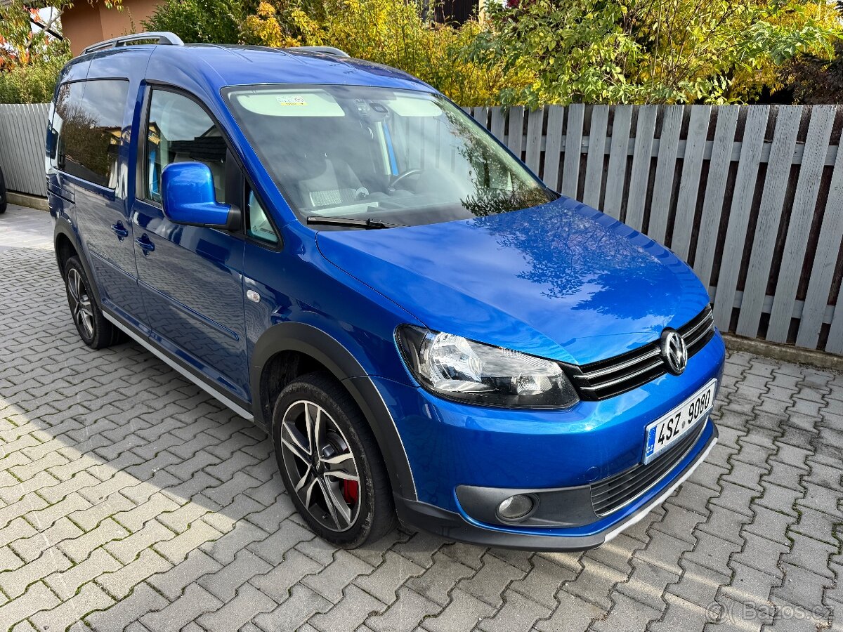 VW Caddy cross caddy 2.0 tdi 4x4 odpočet DPH, tažné