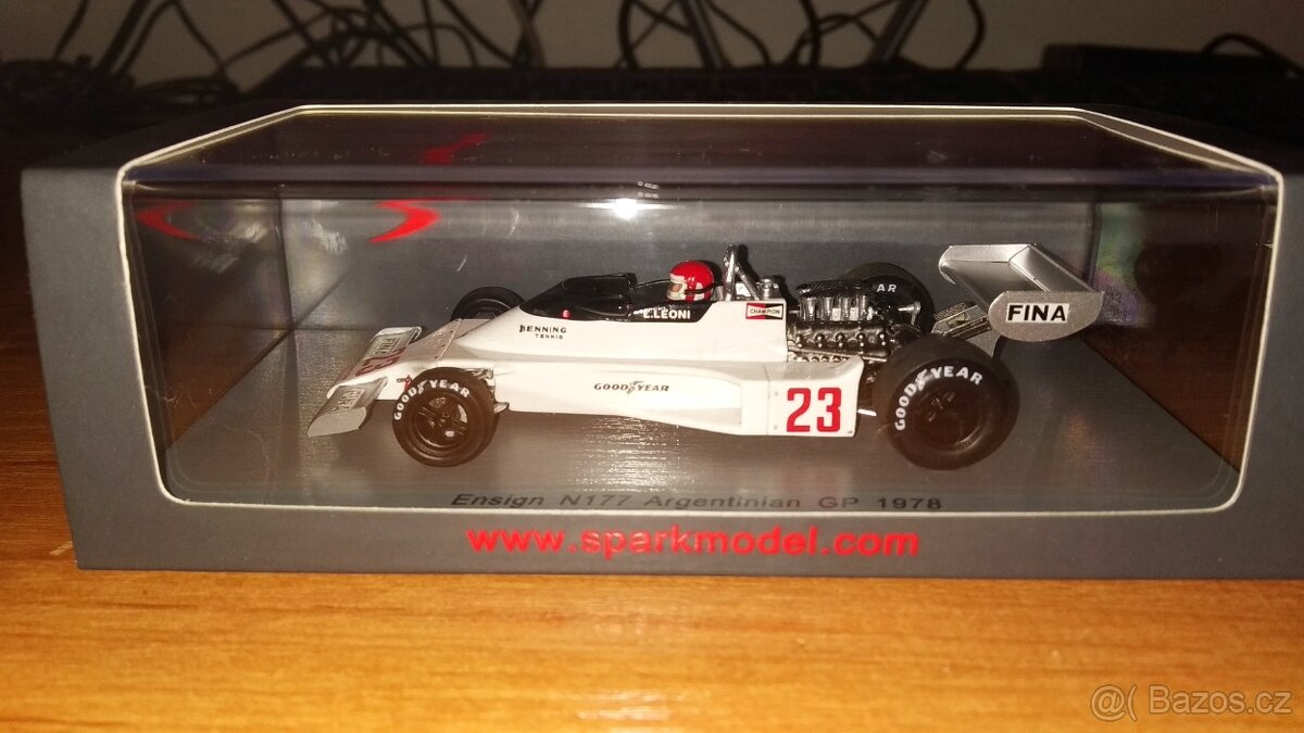 F1 Ensign N177 #23 Lamberto Leoni 1978 Spark S5302 1:43