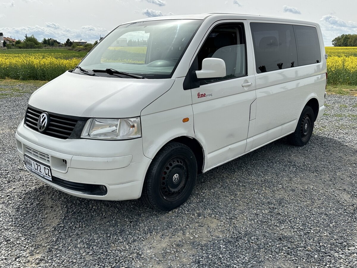 Volkswagen Transporter T5 1.9 tdi 5mist tažné 2200 kg T5