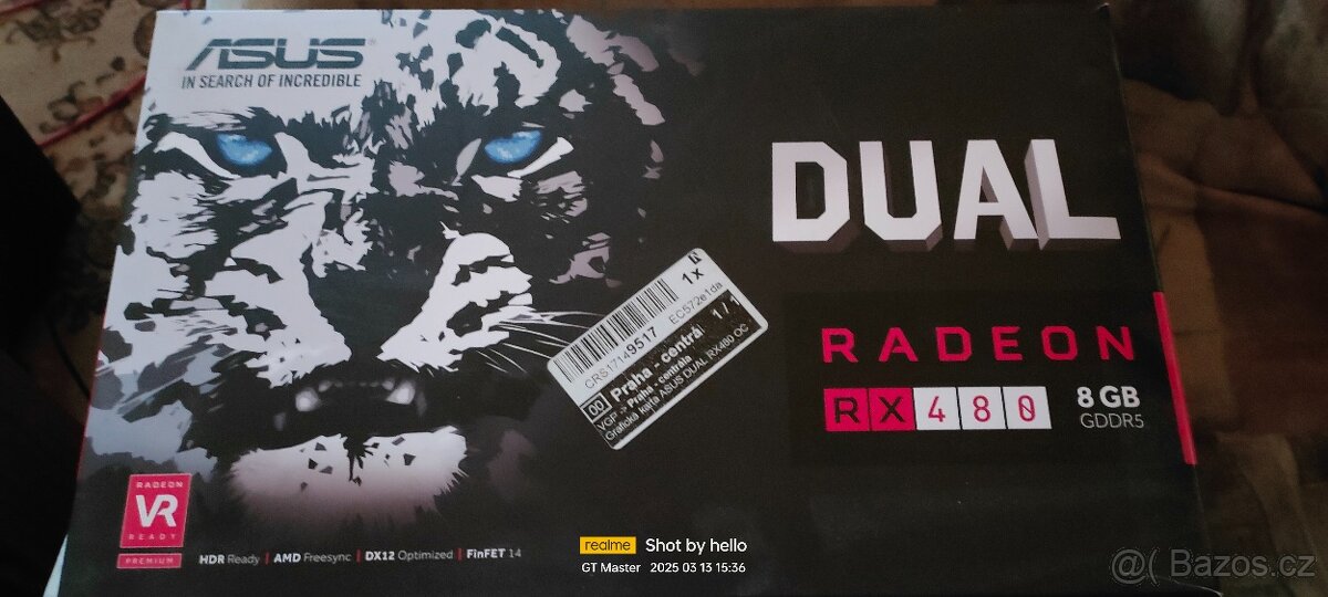 Radeon Rx480 8gb GDDR5