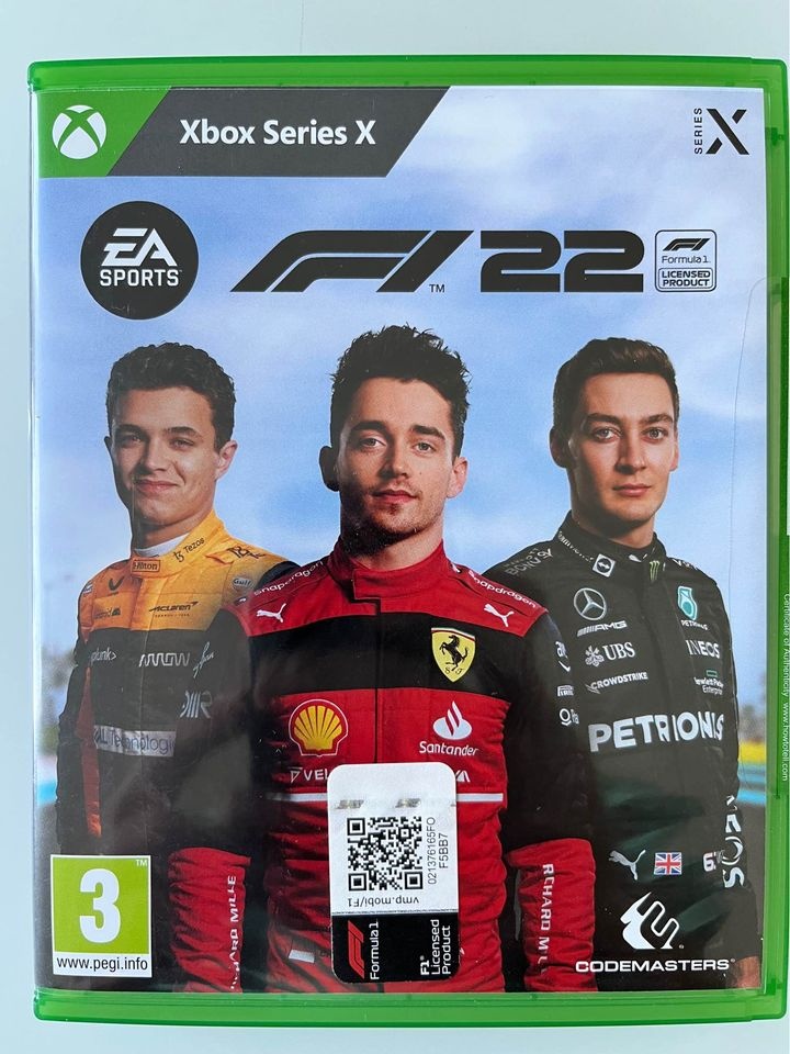 Prodám hru na XBOX SERIES X F1 22