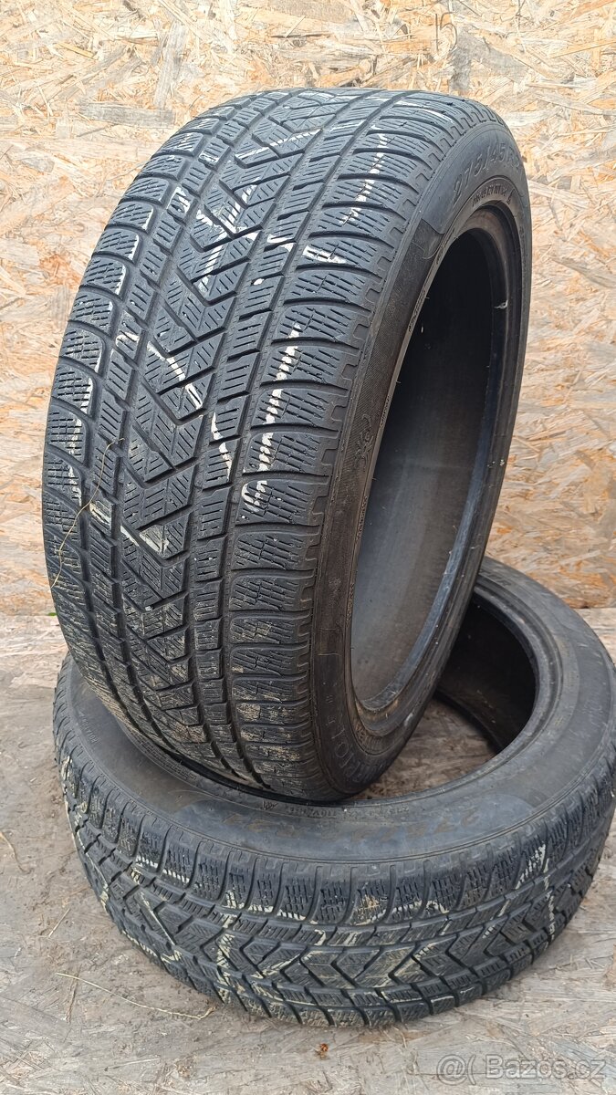 K41 - 2x ZIMNÍ  PIRELLI  - 275/45 R21 110V  - 5,0mm