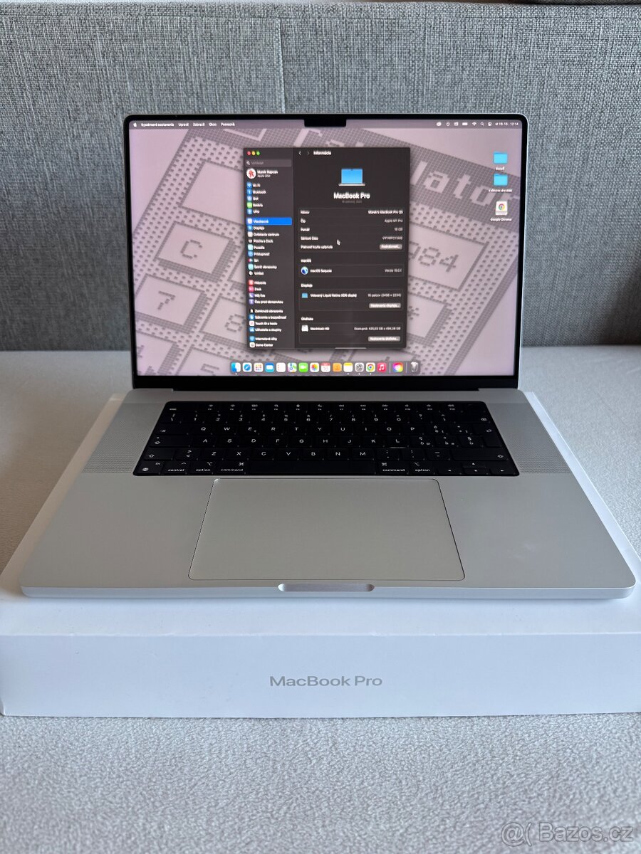 MacBook Pro 16" M1 16/512GB Silver