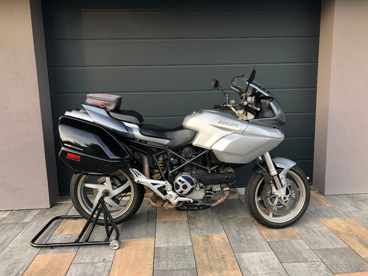 Ducati Multistrada 1000DS. r.v.2003 kufry 63tkm Nová STK